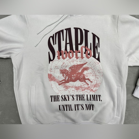 Staple World The Sky's the Limit until it's not hooded sweatshirt - Picture 2 of 6